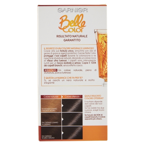 Garnier Belle Color Colore Luminoso, Tinta per Capelli Bianchi 80 Nero Naturale